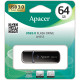 Флеш-память USB Apacer 64GB АH335B, черная