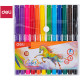 Фломастеры Deli "ColoRun", 12 цветов