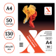 Фотобумага X-GREE А4, глянцевая двухсторонняя, 130 г/кв.м (50 листов)