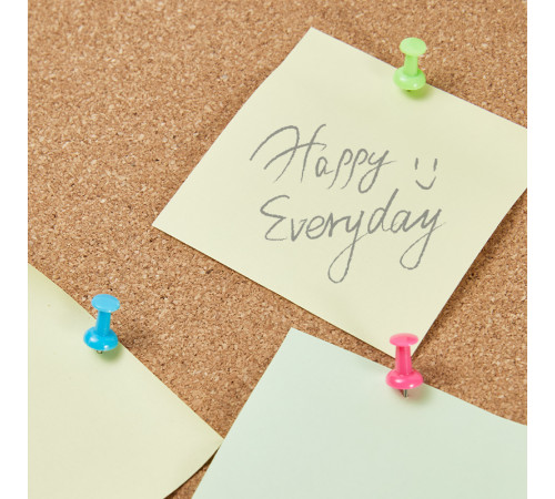 Гвоздики для доски DELI "i Select", цветные, 50 штук в коробочке