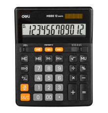 Калькулятор настольный DELI "М888" 12 разрядный черный