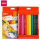 Карандаши цветные Deli "ColoRun", 36 цветов, картон