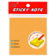 Клейкие листики "Sticky" 76 х 76 мм, 5 неоновых цветов, 100 листов