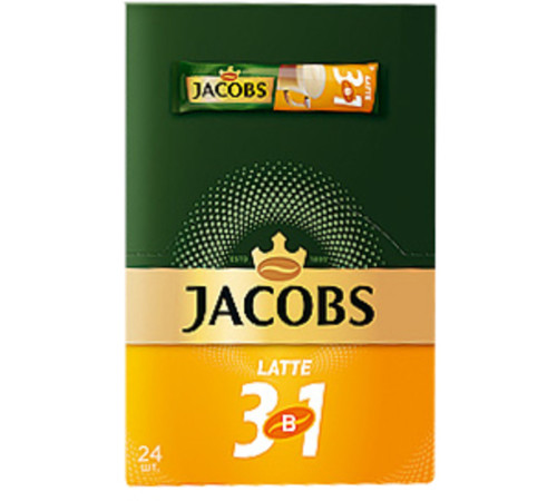 Кофе Jacobs 3в1 Латте 13г растворимый