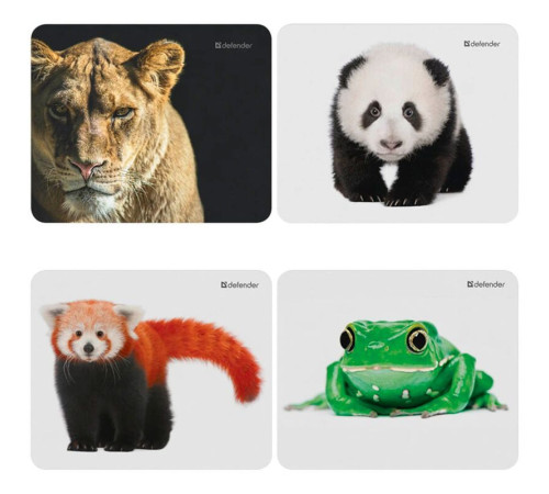 Коврик для мыши Defender "Wild Animals" 220*180*2 мм Коврик для мыши Defender "Wild Animals" 220*180*2 мм
