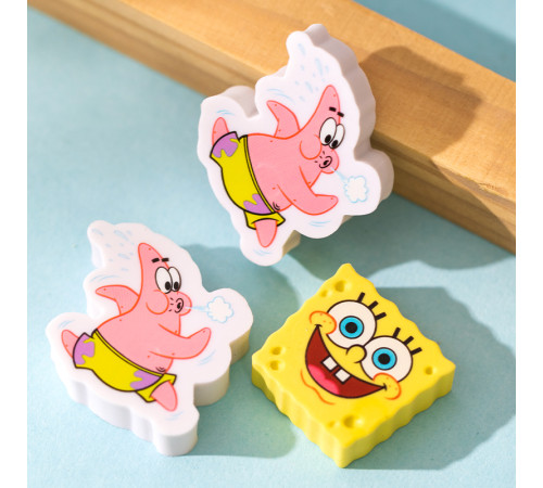 Ластик DELI "SpongeBob", ассорти (37х32х10 мм) Ластик DELI "SpongeBob", ассорти (37х32х10 мм)