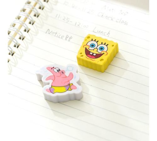 Ластик DELI "SpongeBob", ассорти (37х32х10 мм) Ластик DELI "SpongeBob", ассорти (37х32х10 мм)