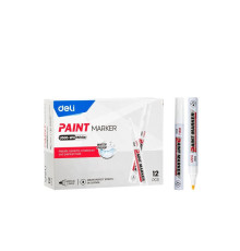 Маркер-краска DELI "Paint" 1.5-2 мм,  белый