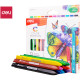 Мелки восковые Deli "Color Emotion", пастельные, масляные, 12 цветов, картон