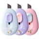 Нож-мини канцелярский DELI "Pupubaby", 57,5х38х15 мм, ассорти