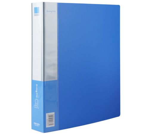 Папка на 2-х кольцах DELI, А4, корешок 40 мм, ассорти