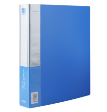 Папка на 2-х кольцах DELI, А4, корешок 40 мм, синяя