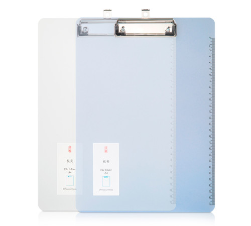 Папка-планшет DELI А4,  пластиковая, ассорти