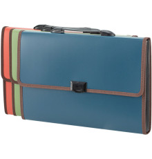 Папка-портфель DELI, А4+, с ручкой 13 отделений, ассорти Папка-портфель DELI, А4+, с ручкой 13 отделений, ассорти