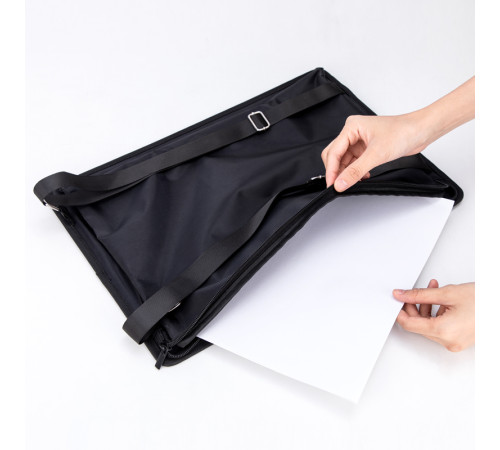 Папка-портфель (планшет) DELI "Art Nuevo" для рисования, 430х300 мм, черная