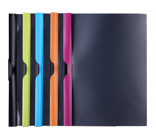 Папка с клипом DELI А4 для сшивания листов, 300 мкм, корешок 10 мм, ассорти Папка с клипом DELI А4 для сшивания листов, 300 мкм, корешок 10 мм, ассорти