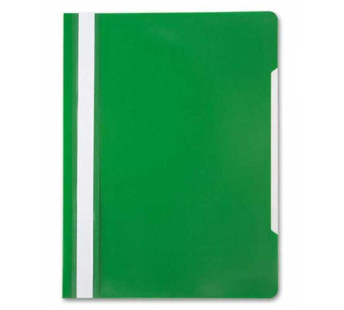 Папка-скоросшиватель Бюрократ, А4, 160 мкм, зеленая