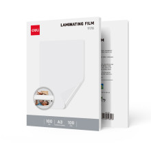 Пленка для ламинирования Deli "T176" А3, 100 мкм, глянец, 100 штук в упаковке