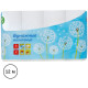 Полотенца бумажные OfficeClean, 2-х слойные, 8 рул/уп., 12м., белые