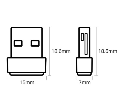 Адаптер-USB TP-Link Archer T2U Nano