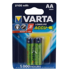 Аккумулятор Varta АА (пальчиковые) 2100 mAh (2 шт/упак)