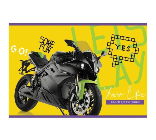 Альбом для рисования BG "Люблю спорт", А4, 8 листов, на скрепке