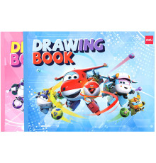 Альбом для рисования DELI, А4., 20 л., офсет, склейка, 100 г/кв.м., ассорти