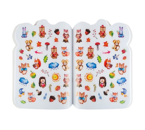 Альбом для рисования ЗХК "Цветик" "Мышка" с наклейками, 32 л., А4, на скрепке