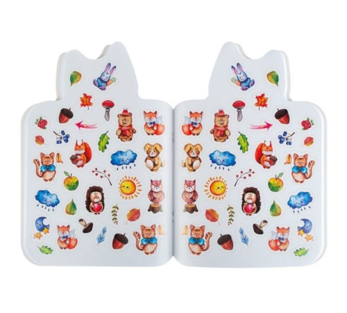 Альбом для рисования ЗХК "Цветик" "Заяц" с наклейками, 32 л., А4, на скрепке