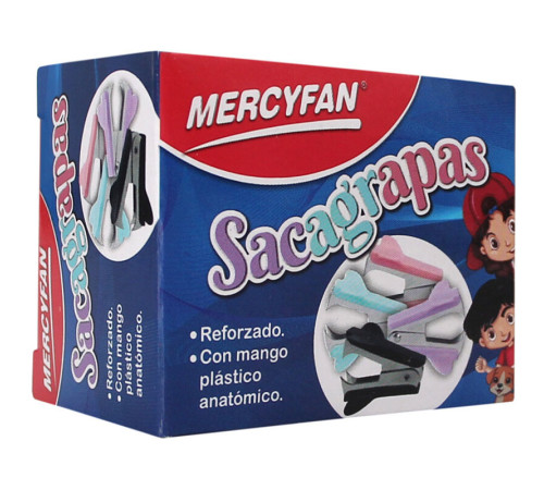 Антистеплер "Mercyfan", с фиксатором, черный