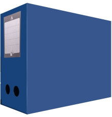 Архивный короб БЮРОКРАТ, 330x100x245 мм, пластик, синий