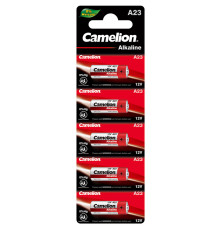 Батарейка CAMELION A23-BP5, 12V, 5 шт. в блистере