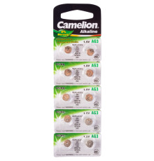 Батарейка CAMELION AG3-BP10, 1,5V 10шт/блистере