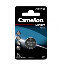 Батарейка CAMELION CR2032-BP1, 3V 1шт/блистере