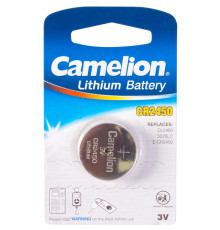 Батарейка CAMELION CR2450-BP1, 3V 1шт/блистере
