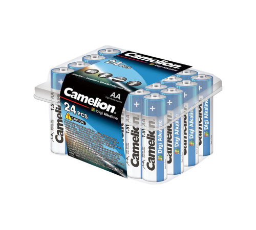 Батарейка CAMELION  Digi Alkaline, AA, 1.5V,  24 шт. в пластиковом кейсе