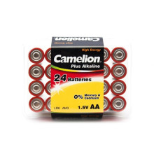 Батарейка CAMELION Plus Alkaline, AA, 1.5V, 24 шт в пластиковом кейсе