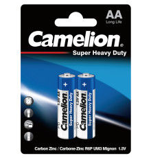 Батарейка CAMELION Super Heavy Duty, AA, 1.5V, 2 шт в блистере