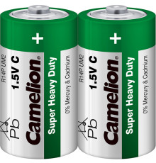 Батарейка CAMELION Super Heavy Duty R14P-SP2G 2 шт. в плёнке