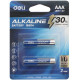 Батарейки DELI Alkaline, LR03, 1.5V, AAA, 2 штуки в блистере