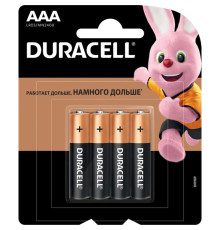 Батарейки DURACELL LR03 BASIC AAA (4 шт/бл)