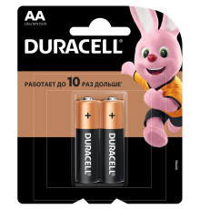 Батарейки DURACELL LR06 BASIC AA (2 шт/бл)