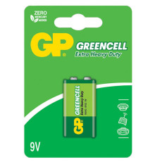 Батарейки GP "Greencell" 1604G, крона, 1шт/уп