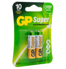 Батарейки GP "Super" АА (пальчиковые) 2 шт/упак