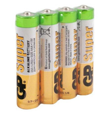 Батарейки GP "Super" ААА (мизинчиковые) 4 шт/упак