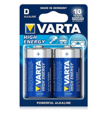 Батарейки VARTA "High Energy" D (2 шт/упак)