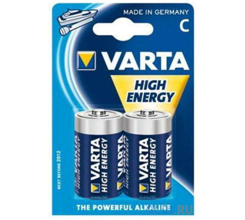 Батарейки VARTA "High Energy" С (2 шт/упак)