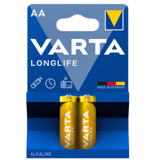 Батарейки VARTA "Longlife"  АА (пальчиковые) 2 шт/упак