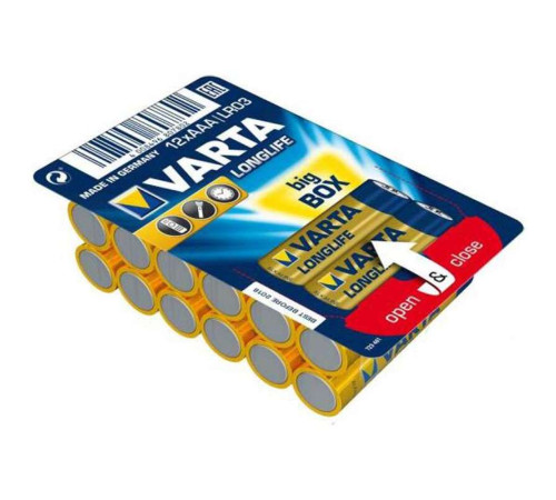 Батарейки VARTA "Longlife" ААА (мизинчиковые) 12 шт/упак
