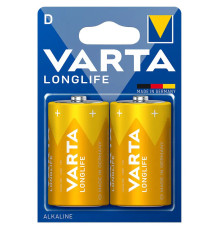 Батарейки VARTA "Longlife" D (2шт/упак)